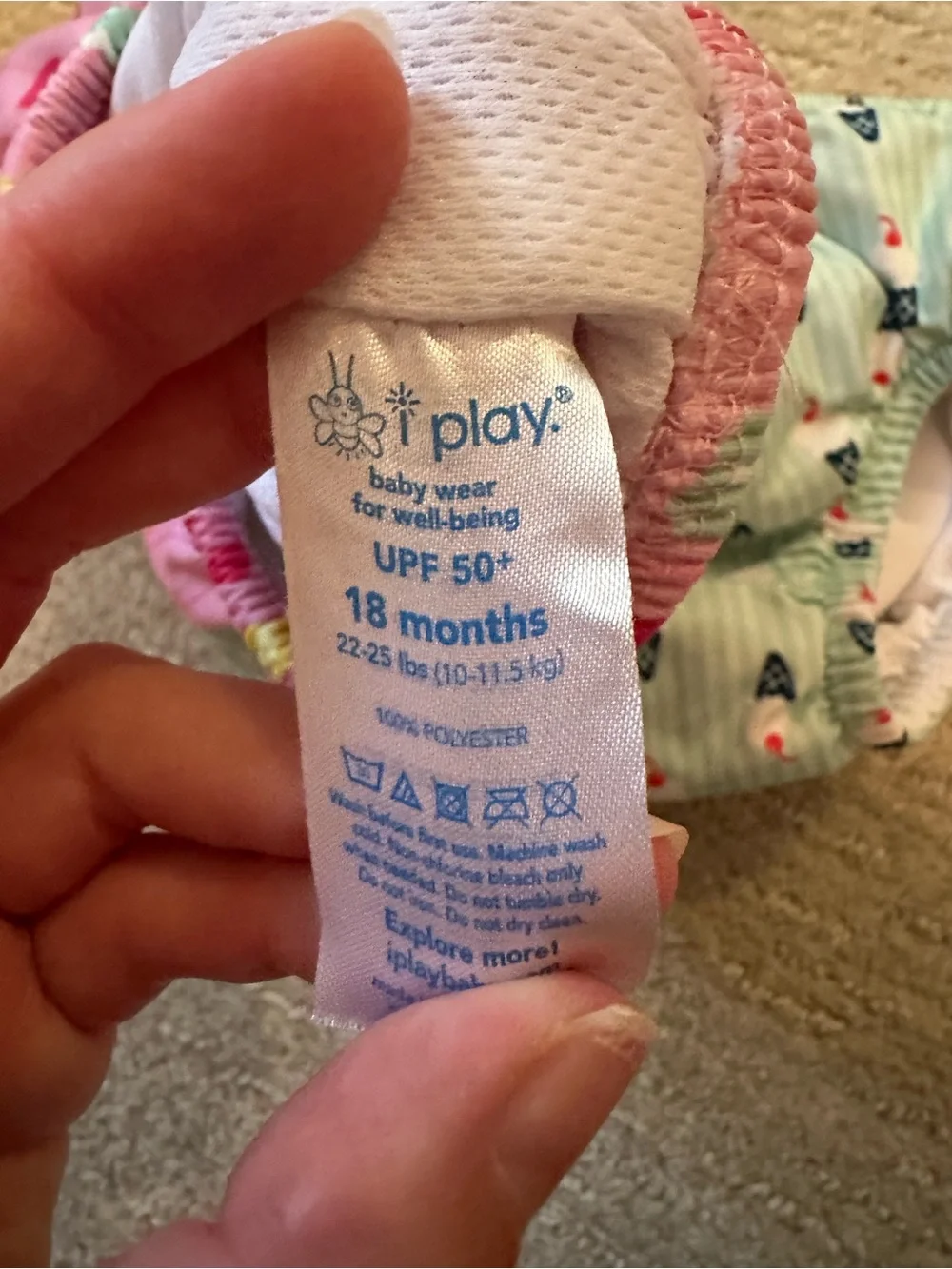 Reusable Swim Diaper Cover Pair - Pink & Mint